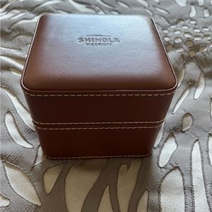 Leather Shinola Watch Box